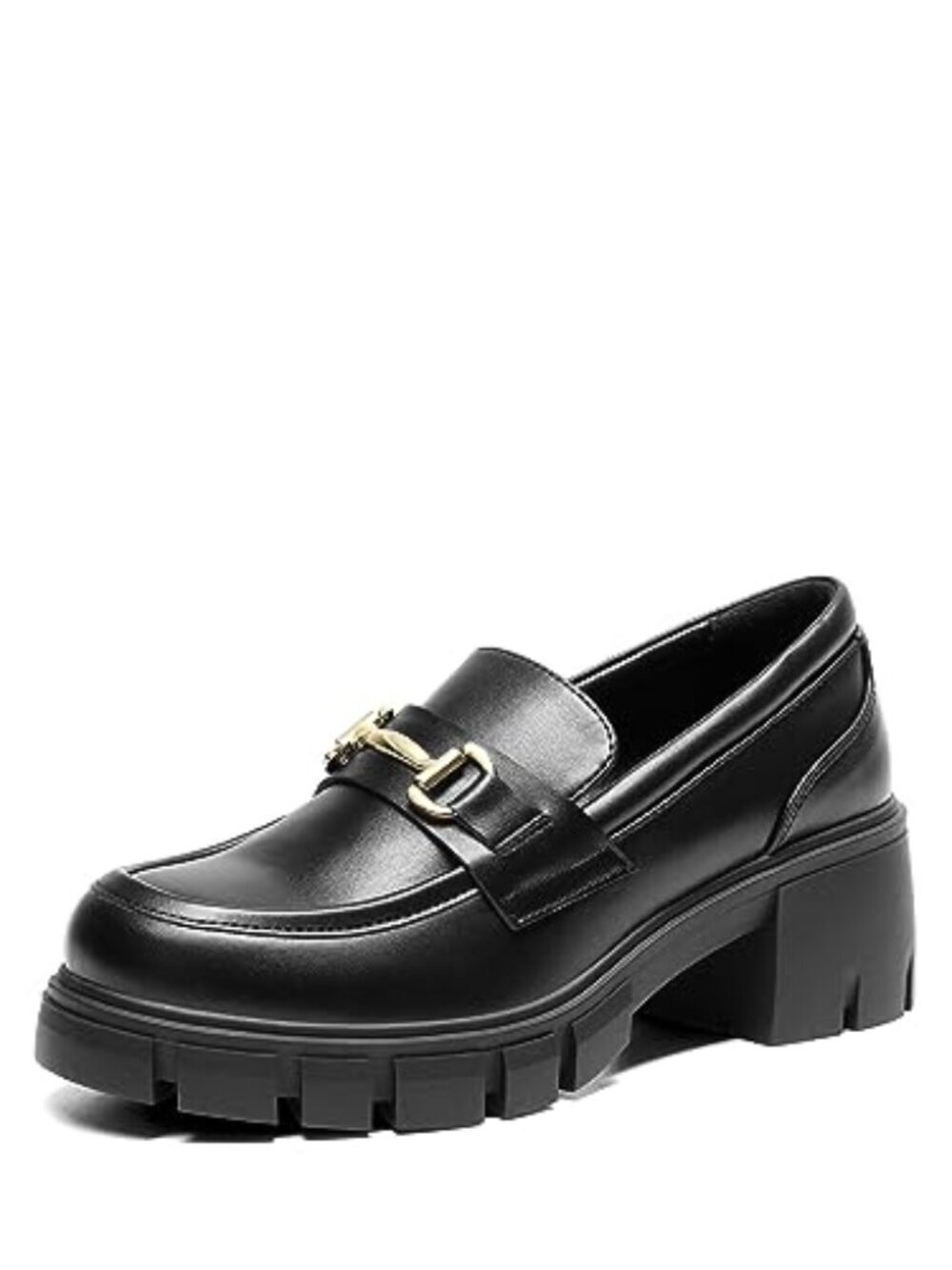 ๐ Loafers for Women Platform Chunky Loafers Slip On Business Casual Work Dress - Picture 1 of 3